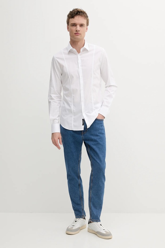Sisley jeansy 4MCPSE02H granatowy SS25