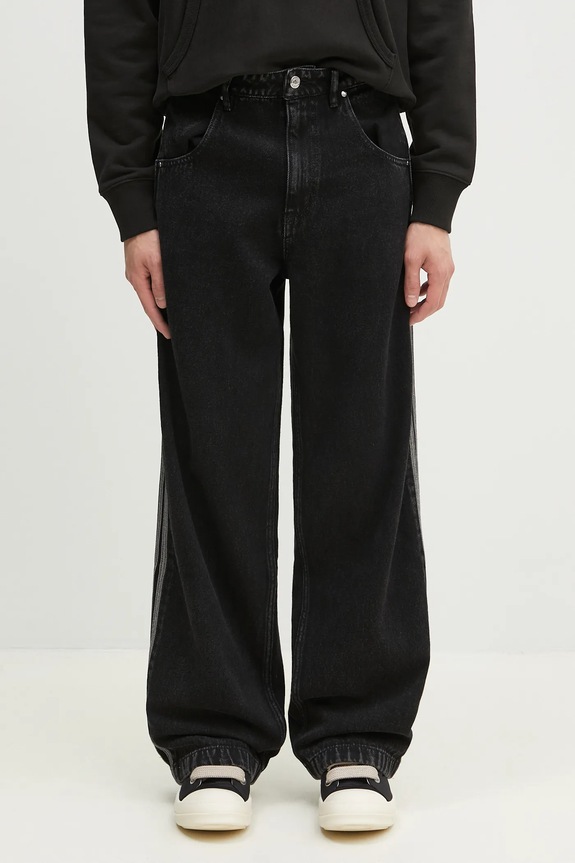 adidas Adicolor Denim Firebird Joggers Black black JC6718