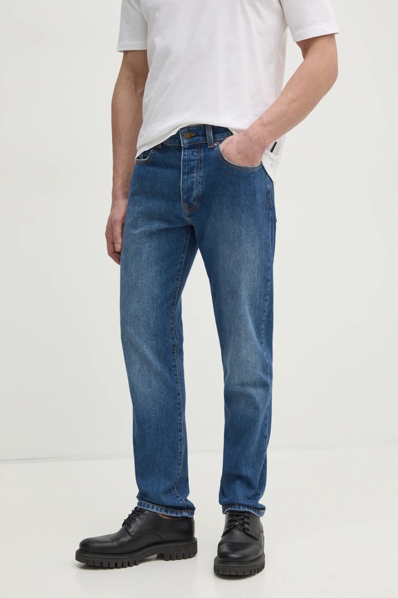 United Colors of Benetton jeansy slim fit męskie niebieski 4MCP57BC8