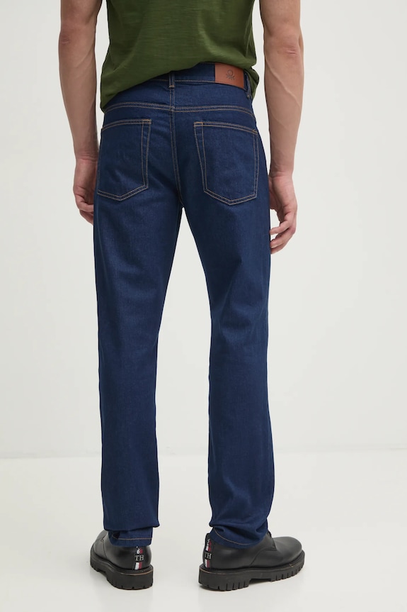 Odzież United Colors of Benetton jeansy slim fit męskie 4MCP57BC8 granatowy
