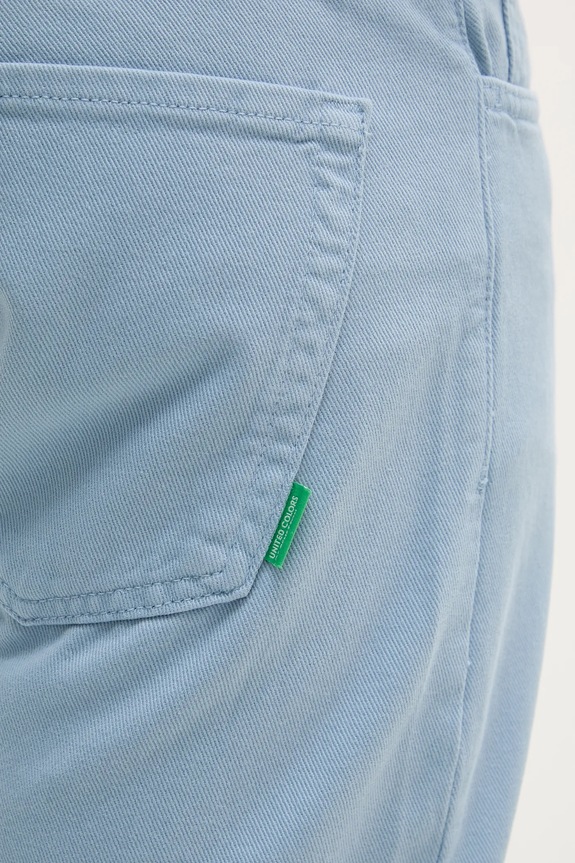 United Colors of Benetton blugi din bumbac albastru 4RZVUE01W