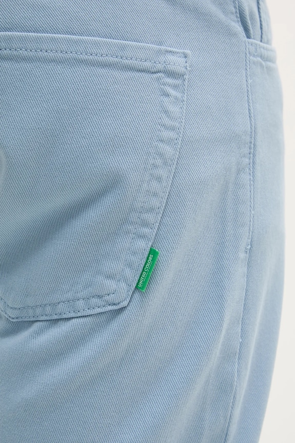 United Colors of Benetton blugi din bumbac albastru 4RZVUE01W