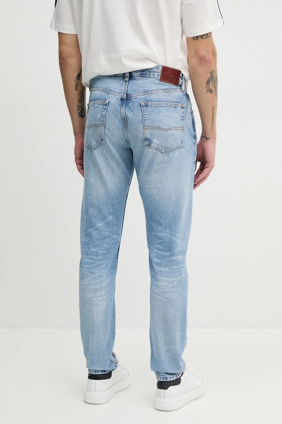 Odzież Pepe Jeans jeansy TAPERED JEANS CALLEN PM207392RM0 niebieski