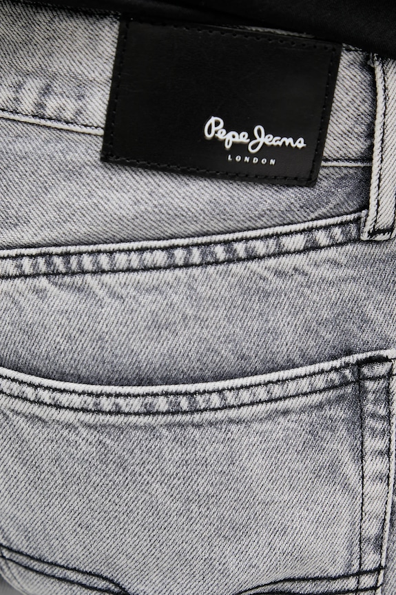 Rifle Pepe Jeans STRAIGHT JEANS BYRON sivá PM207394UM6
