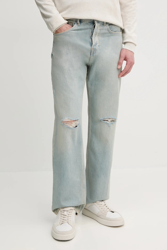 Rifle Pepe Jeans STRAIGHT JEANS '73 TINT modrá PM208200