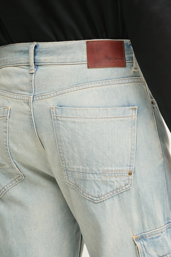 Rifle Pepe Jeans LOOSE JEANS TINT modrá PM208201