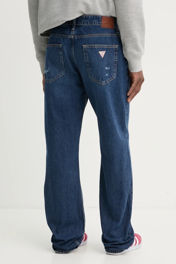 Ρούχα Τζιν παντελόνι Guess Jeans M5RAB3.D5MK1 σκούρο μπλε