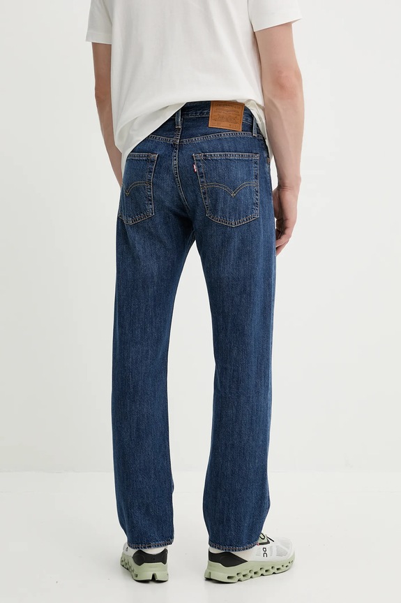 Abbigliamento Levi's jeans con aggiunta di lino 555 RELAXED STRAIGHT 000LO.0011 blu navy