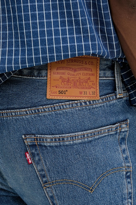 Τζιν παντελόνι Levi's 501 LevisORIGINAL μπλε 00501.
