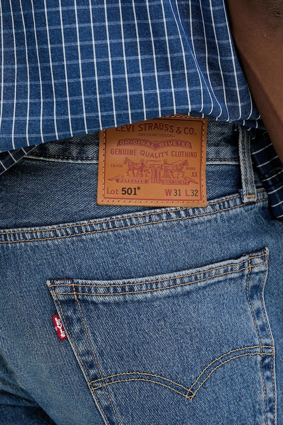 Τζιν παντελόνι Levi's 501 LevisORIGINAL μπλε 00501.