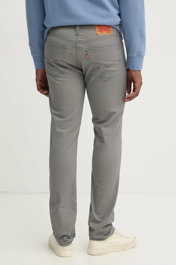 Odjeća Traperice s dodatkom lana Levi's 511™ SLIM 04511. siva