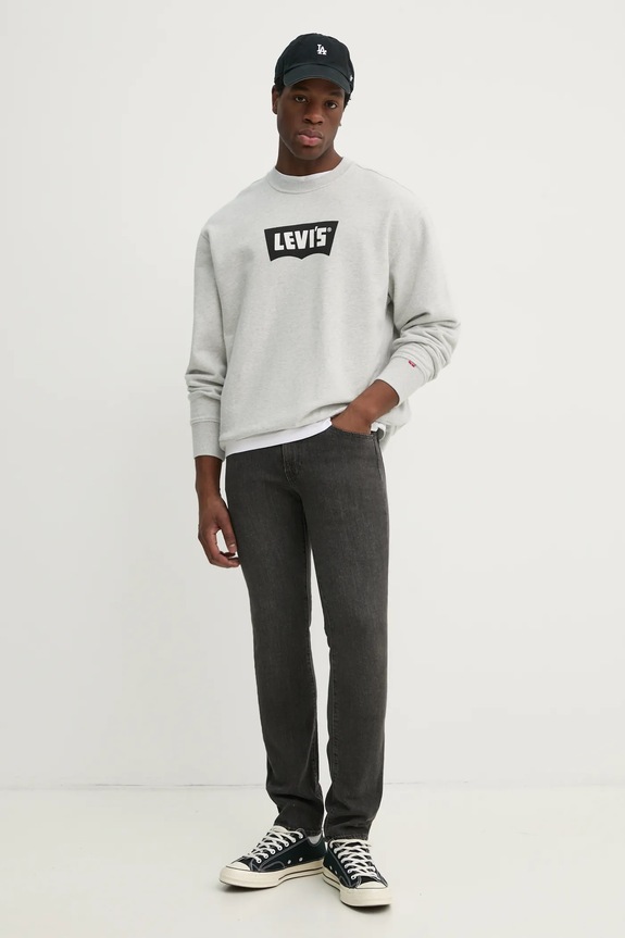 Traperice s dodatkom lana Levi's 511 SLIM 511™ SLIM 04511. siva AA00