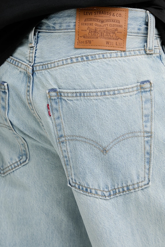 Levi's jeansy 578 BAGGY niebieski A4750