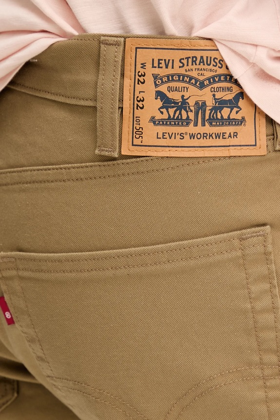 Levi's farmer WORKWEAR 505 UTILITY zöld 34233
