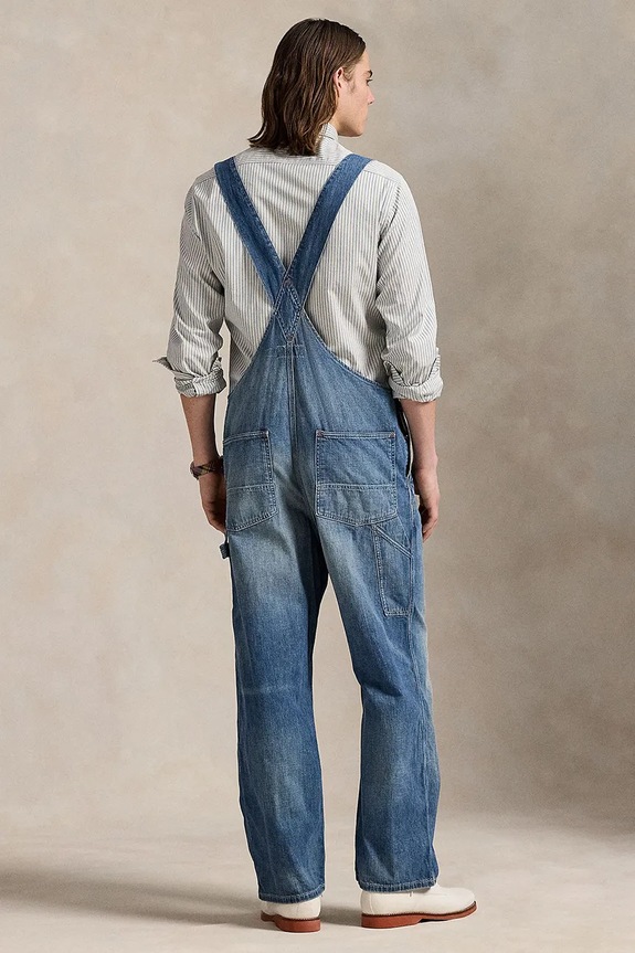 Polo Ralph Lauren denim overalls 710963271 blue SS25