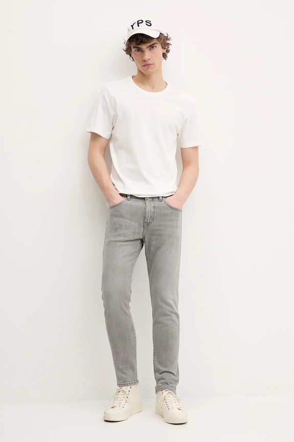 Τζιν παντελόνι Levi's 512 SLIM TAPER 28833.1414 γκρί SS25
