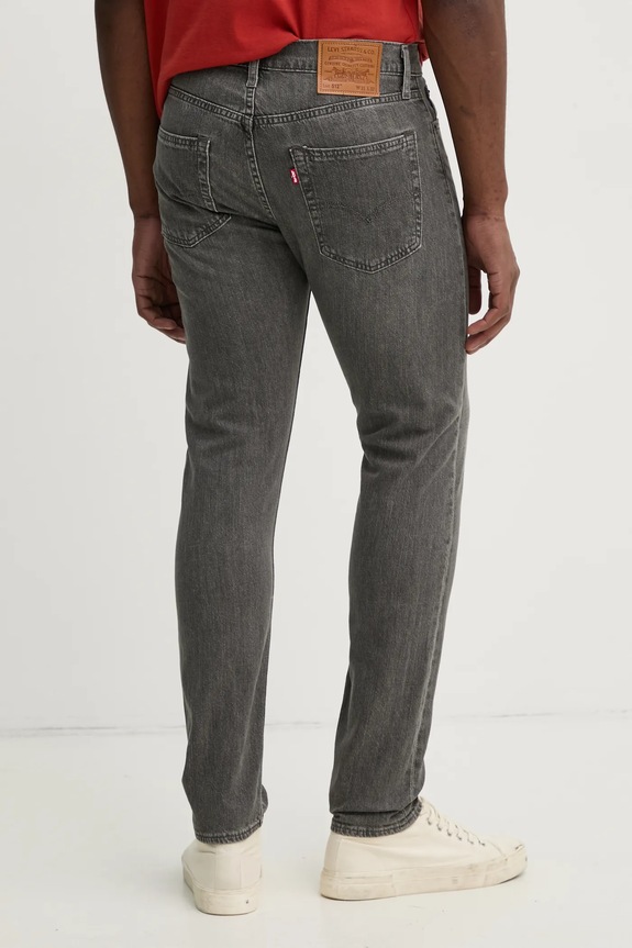 Ρούχα Τζιν παντελόνι Levi's 512 SLIM TAPER 28833.1426 γκρί