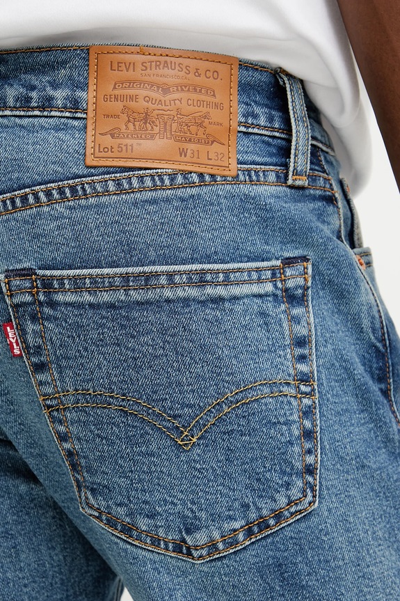 Levi's jeansy 511 SLIM niebieski 04511.5239