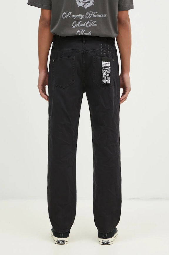 Ρούχα Τζιν παντελόνι KSUBI Hazlow Ghosted MPS25DJ007 μαύρο