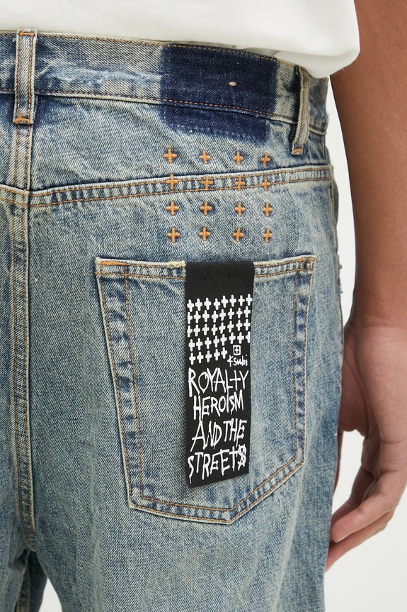 KSUBI jeans Anti K Stage Dive Trashed MPS25DJ030 blue