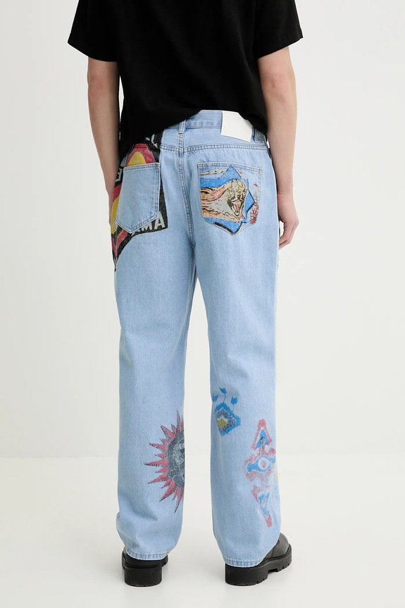 Ρούχα Τζιν παντελόνι Desigual KING 25SMDD05 μπλε