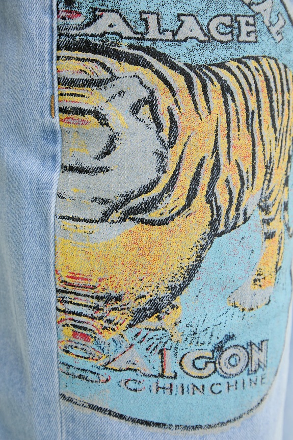 Τζιν παντελόνι Desigual KING 25SMDD05 μπλε