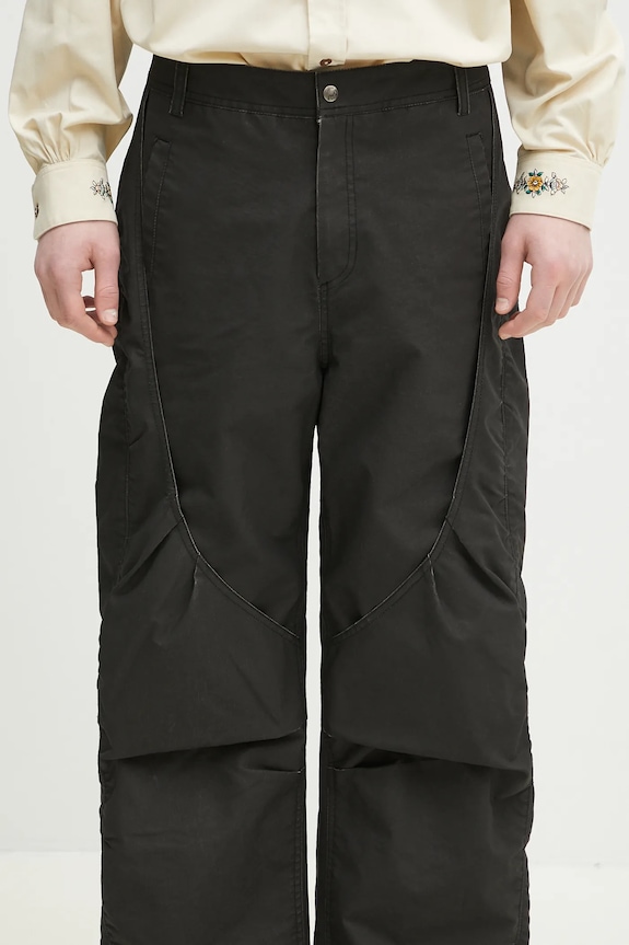 Andersson Bell pantaloni Arc Shirring nero apa791m
