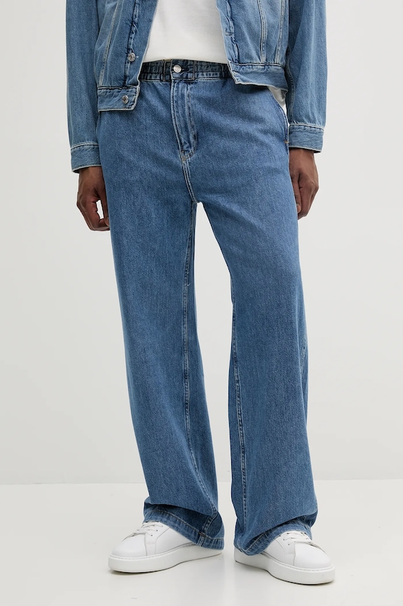 Kavbojke Calvin Klein Jeans modra J30J327518