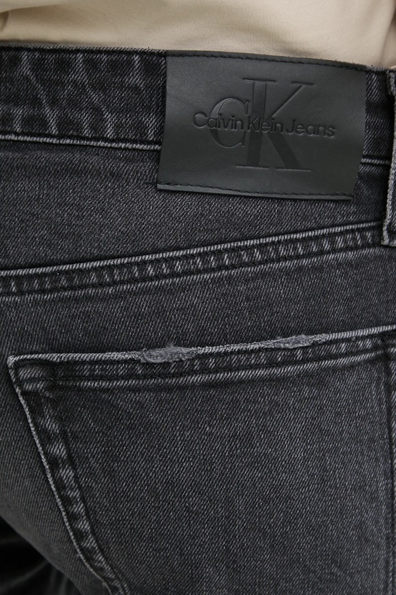 Дънки Calvin Klein Jeans сив J30J327154