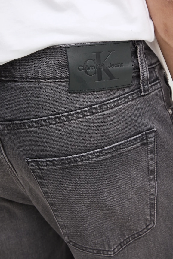 Džíny Calvin Klein Jeans šedá J30J327176