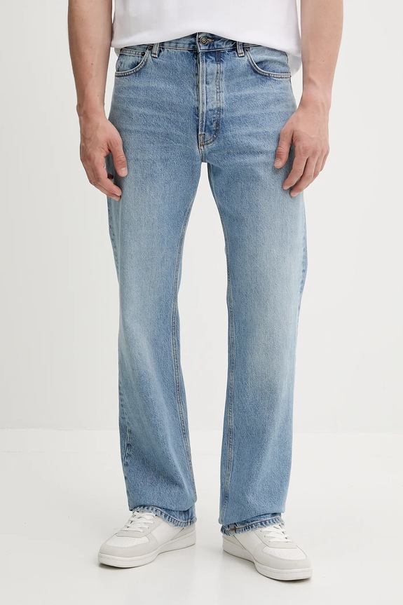Τζιν παντελόνι Fiorucci Light Blue Straight Fit Jeans μπλε M02SMDJE075DN01DN01