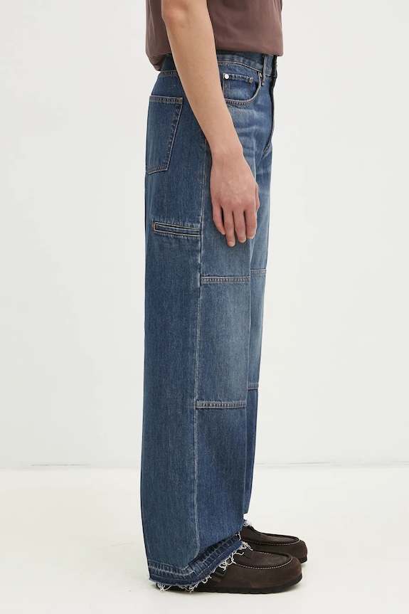 Rifle Helmut Lang Carpenter Jean.Bkly1 modrá O10DM203