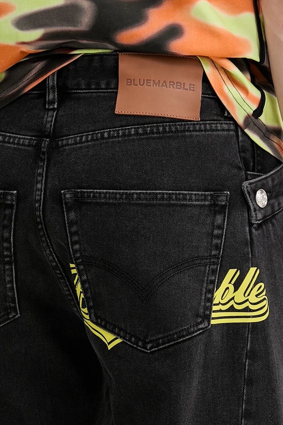 Τζιν παντελόνι BLUEMARBLE PA75.DE14A25 μαύρο