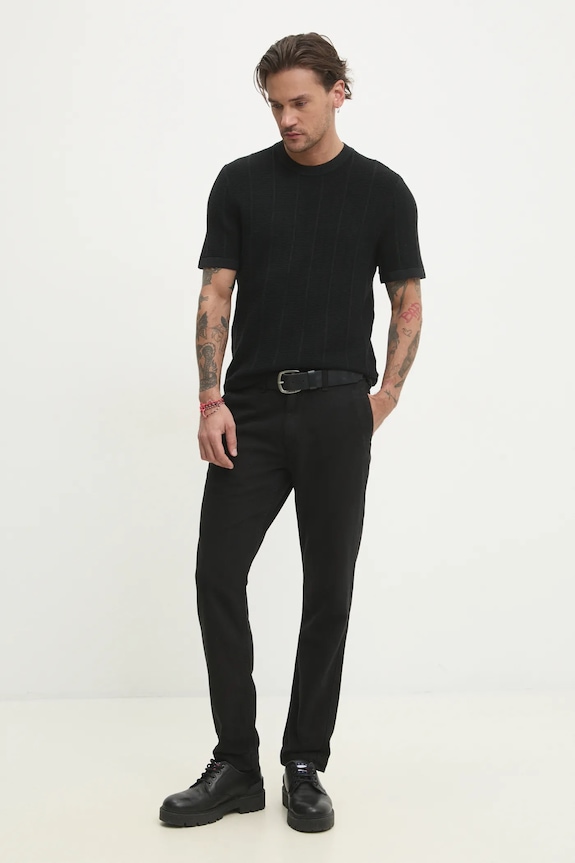 Abercrombie & Fitch jeansi KI131.5097.900 negru SS25