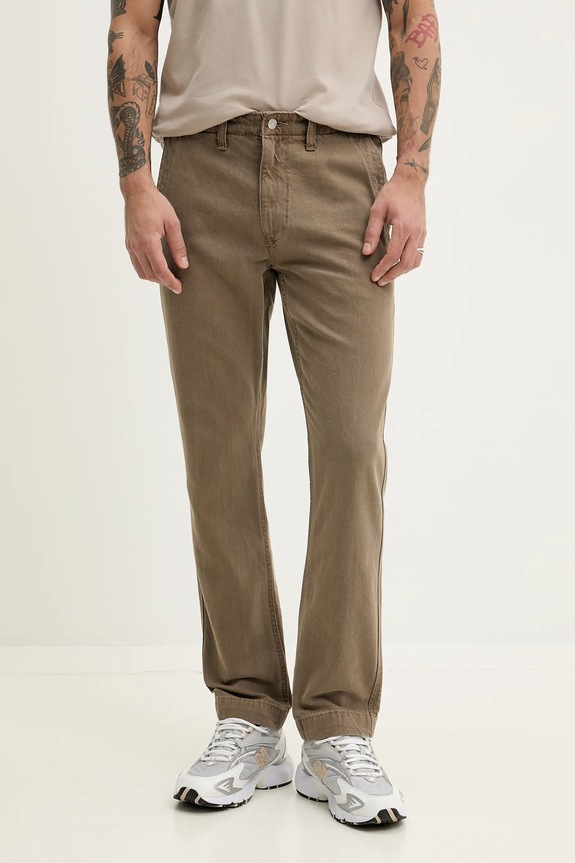 Τζιν παντελόνι Abercrombie & Fitch μπεζ KI131.5098.120