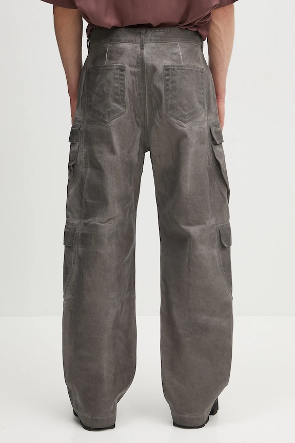 Odzież Rick Owens DRKSHDW jeansy Double Cargo DU01E3361.DCF szary