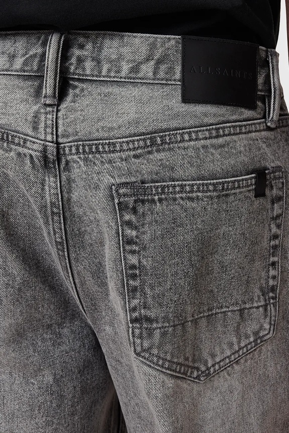 AllSaints jeansy LENNY szary M004EC