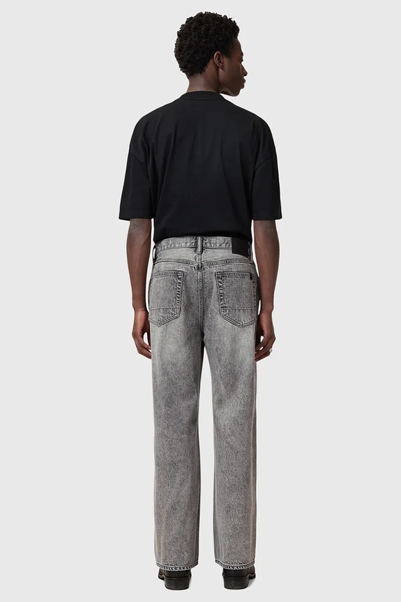 AllSaints jeansy LENNY M004EC szary