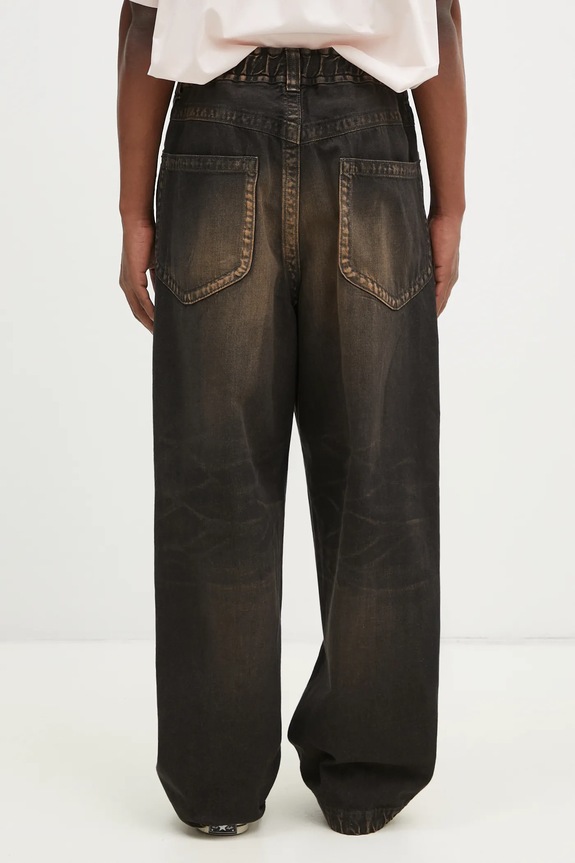 Clothing Maison MIHARA YASUHIRO jeans Amateur Sewn Wide Jeans A14PT023 black