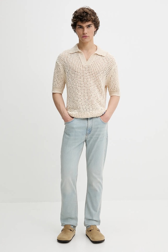 Τζιν παντελόνι Guess Jeans M5GA1C.D5M51 μπλε SS25