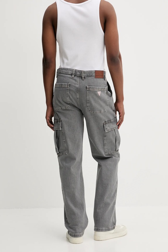 Oblečení Džíny Guess Jeans M5GA88.D5LW2 šedá