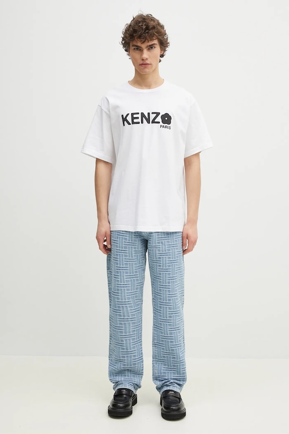 Kenzo jeansy FF55DP4106J4.DB niebieski