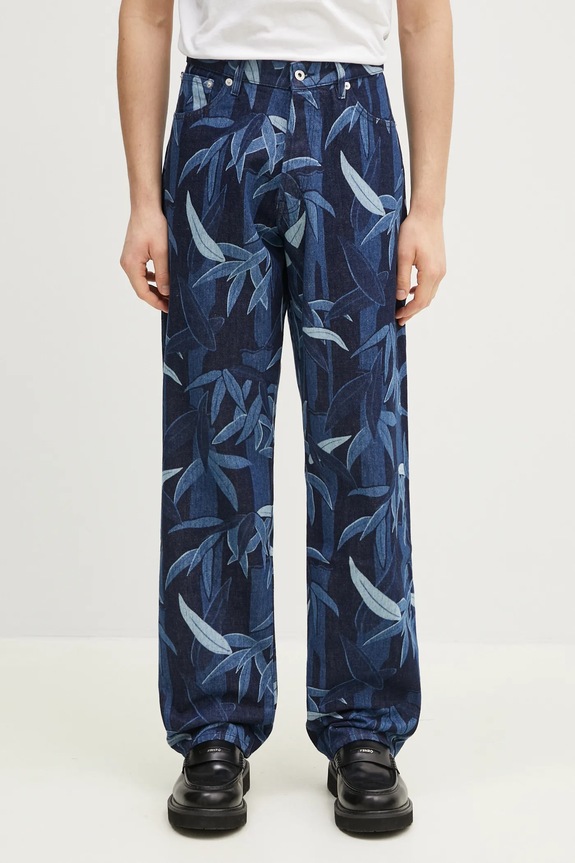 Kenzo jeans blu navy FF55DP4106P1.DM