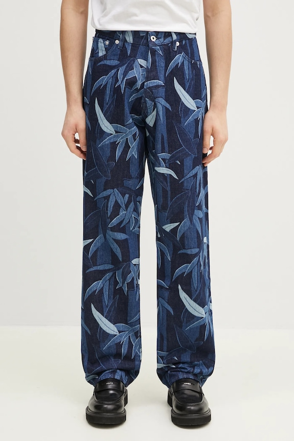 Kenzo jeans blu navy FF55DP4106P1.DM