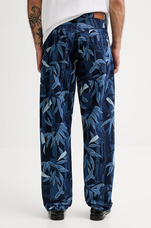 Odzież Kenzo jeansy FF55DP4106P1.DM granatowy