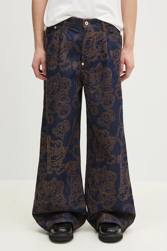 Джинси Kenzo темно-синій FF55DP4196V1.DM