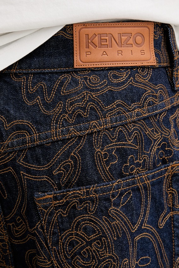 Kenzo jeansy granatowy FF55DP4196V1.DM