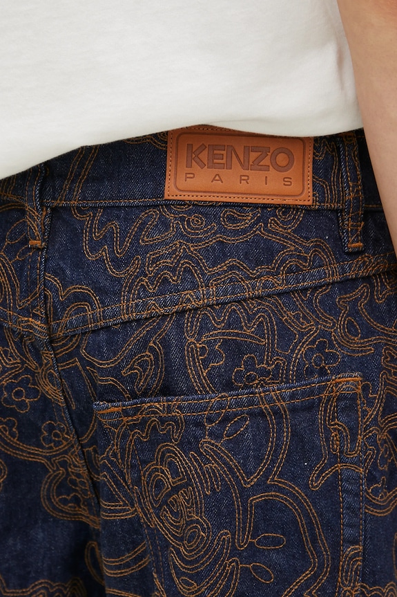 Джинси Kenzo темно-синій FF55DP4196V1.DM