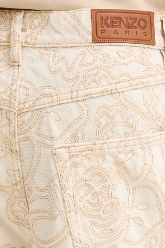 Kenzo jeansy beżowy FF55DP4196W1.WM