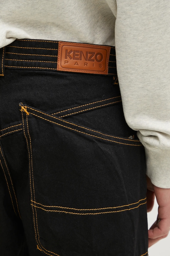 Τζιν παντελόνι Kenzo μαύρο FF55DP4206C1.BM